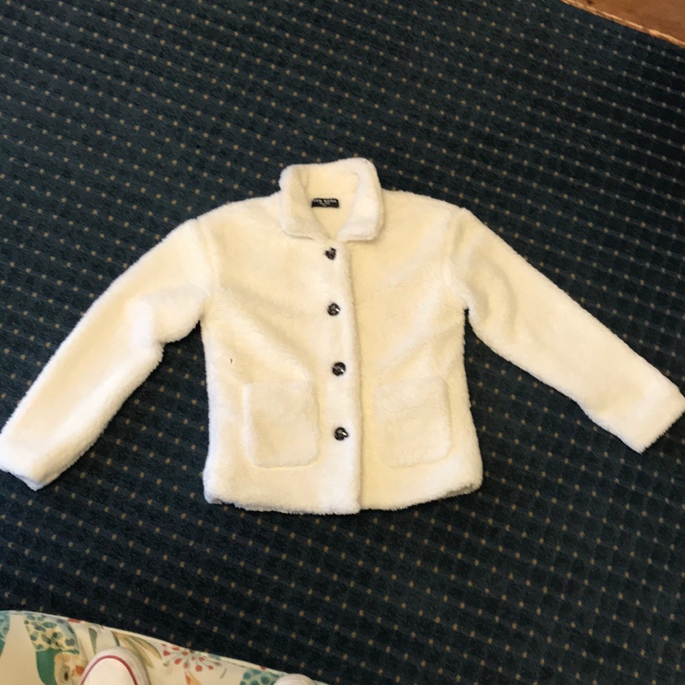 White Fluffy Jacket